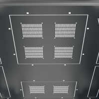 19"-Serverschrank SZB IT - 24 HE - 600 x 1000mm - Sichttür - Vollblechtür - schwarz