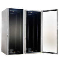 Schallgedämmter 19"-Serverschrank VX IT Rack RITTAL - bis 85% silenced - 42 HE - BxT 800x1.200 mm - Sicht-/Vollblechtür - lichtgrau