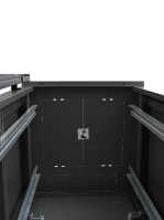 19"-Serverschrank/Netzwerkschrank RMA von TRITON - 18 HE - BxT 600 x 800 mm - schwarz - RückTÜR