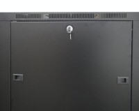 19"-Netzwerkschrank SRK von IT-BUDGET - 27 HE - BxT 600x800 mm - Sicht-/Vollblechtür - montiert - schwarz